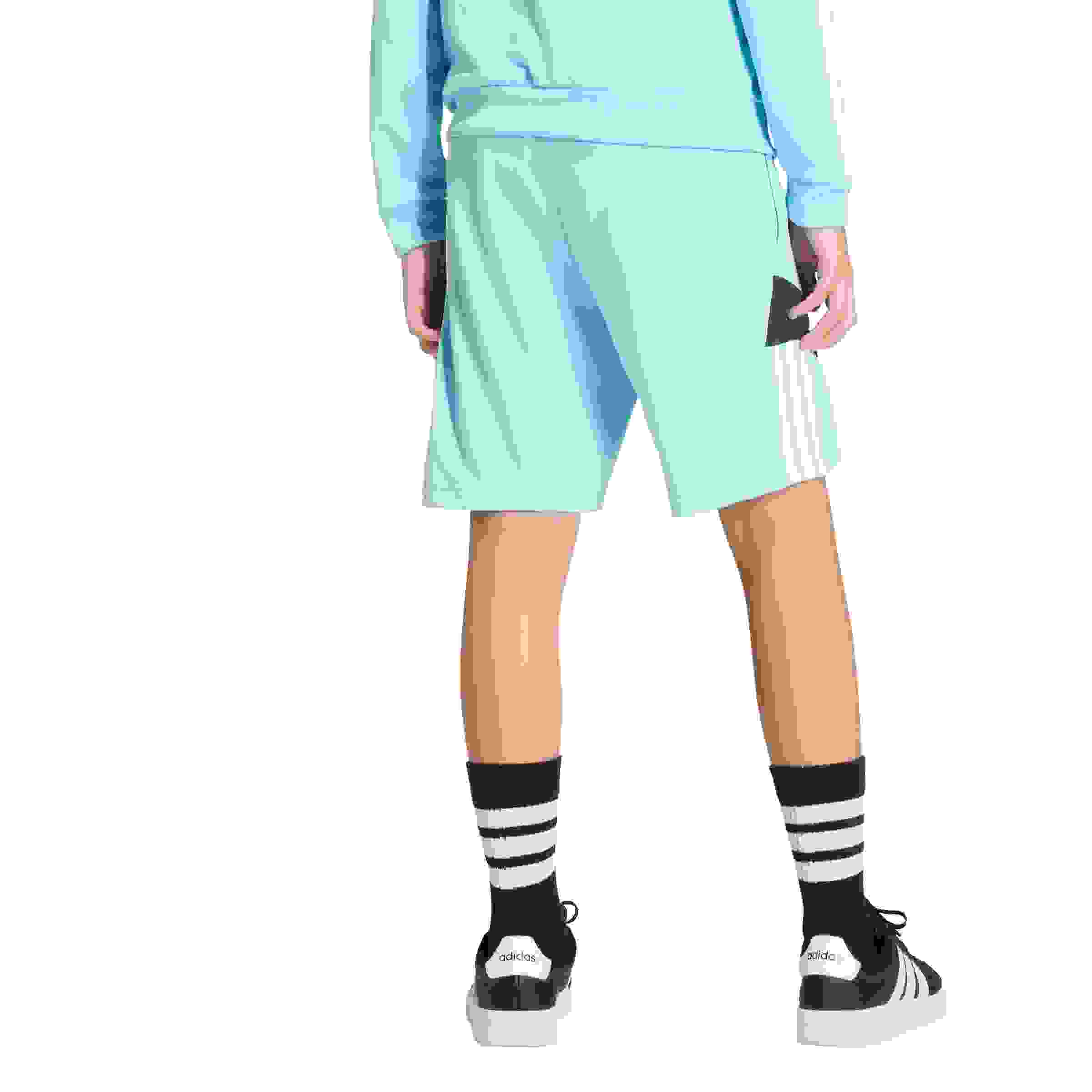 adidas Big Kids' House of Tiro Light Blue Shorts